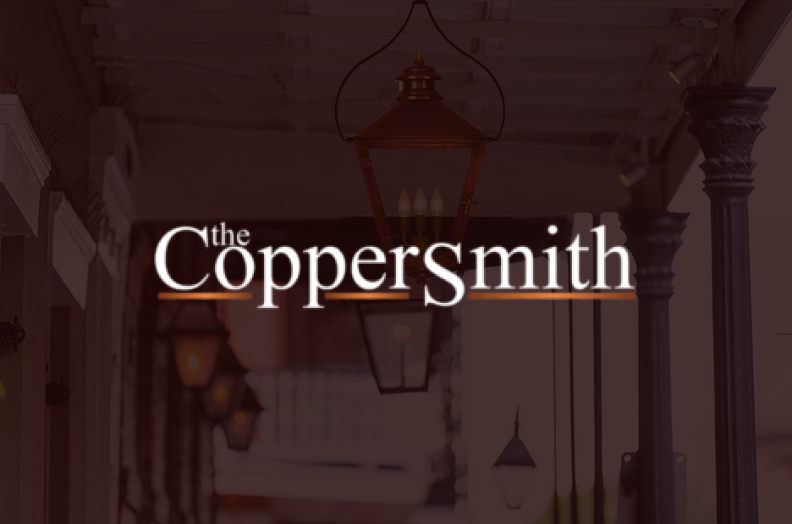 Arcadia Gas or Electric Copper Flush Lantern Collection by The CopperSmith